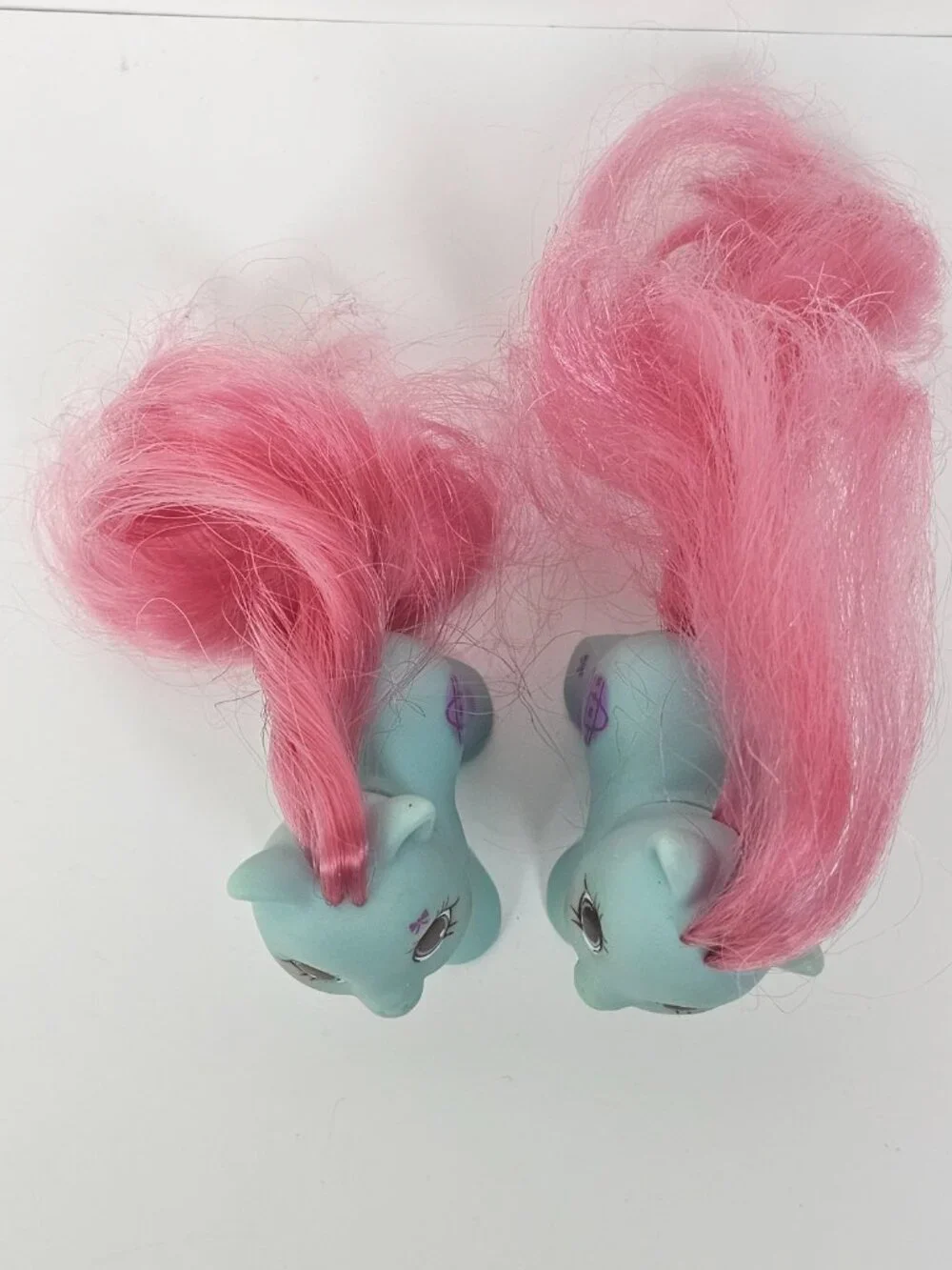 Vintage My Little Pony G1 Teeny Tiny Twins Baby Rattles And Tattles MLP 1989 Set
